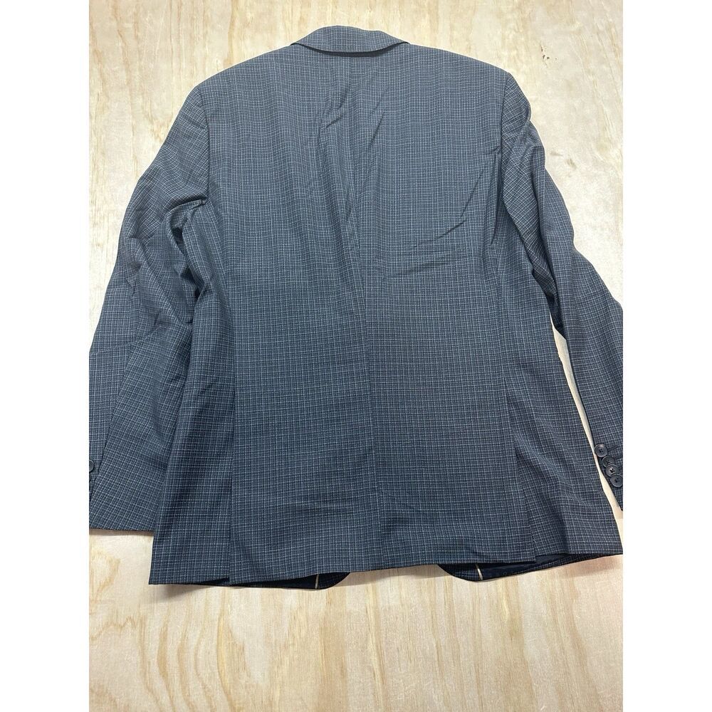 HUGO BOSS Suit H-Huge-2Pcs-222 Slim Fit Dark Grey 40R 100% Virgin Wool - Picture 4 of 12